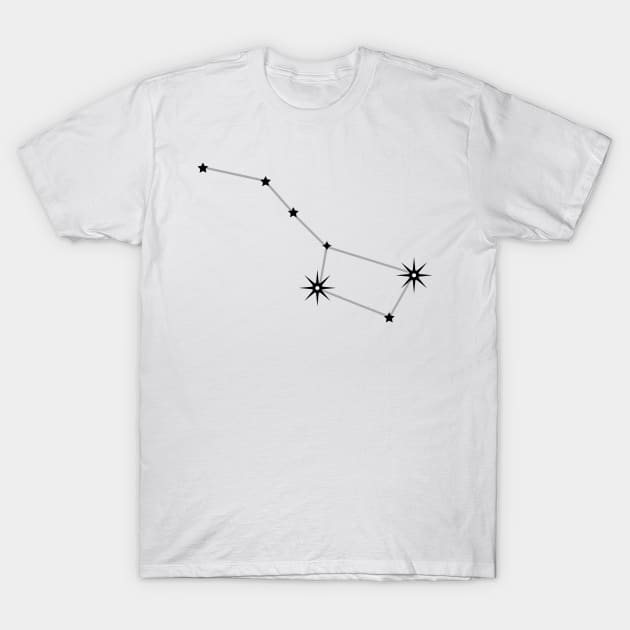 Big Dipper Constellation T-Shirt by wanderingteez